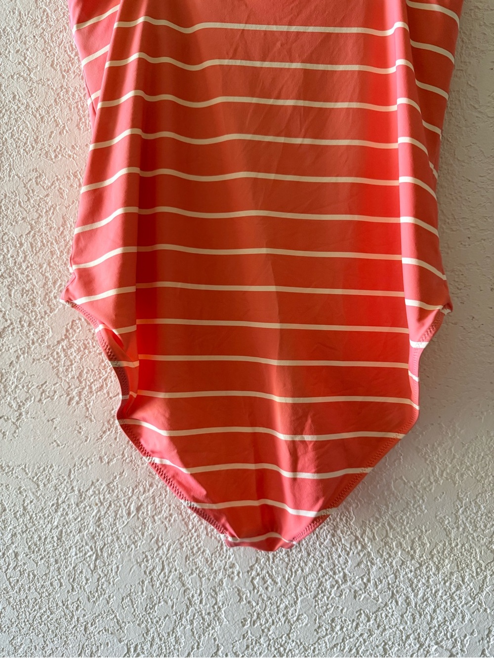 VINEYARD VINES One Piece Striped Pink White Square Neck Swimsuit Size Medium - Picture 6 of 11